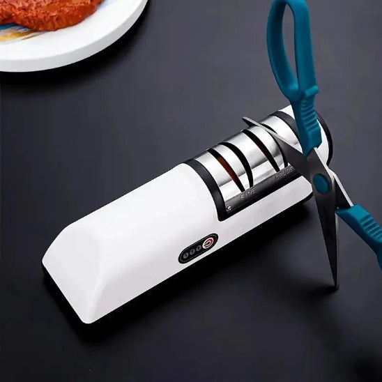 Affuteur couteau blanc ciseaux