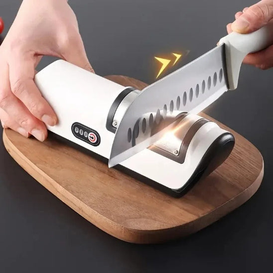 Affuteur couteau blanc couteau