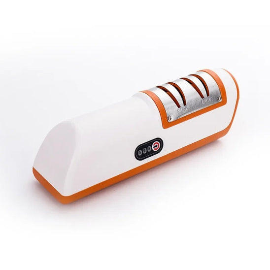 Affuteur couteau blanc orange