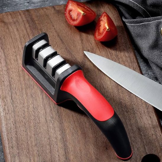 Affuteur couteau rouge