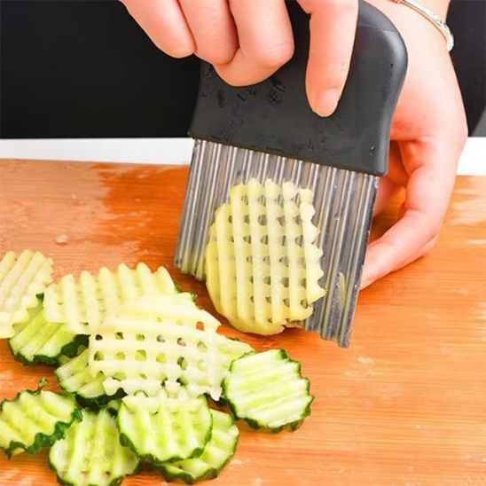 Coupe frite manuel tranche strie