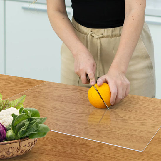 Planche a decouper acrylique fruit tranche