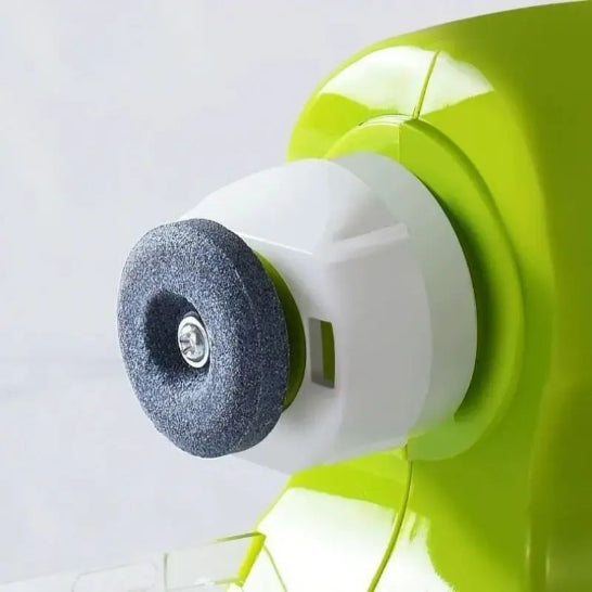 aiguiseur couteau electrique vert tete