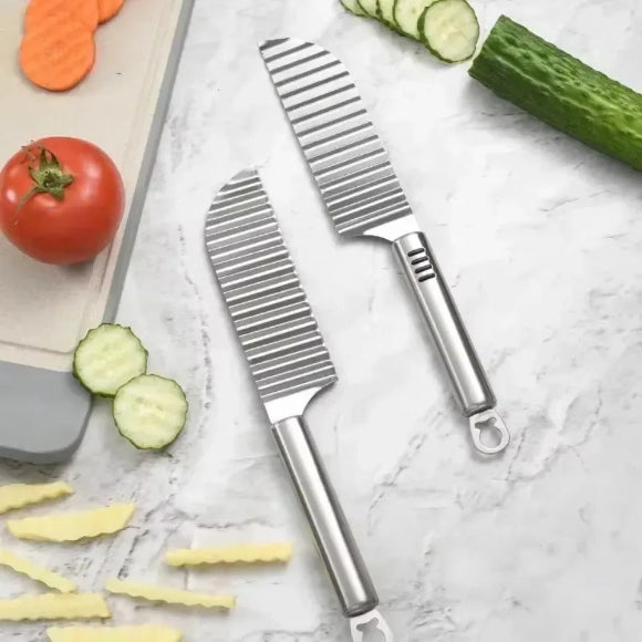 coupe frite couteau deux