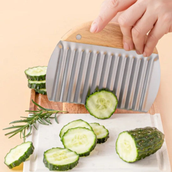 coupe frite manuel en bois tranche concombre
