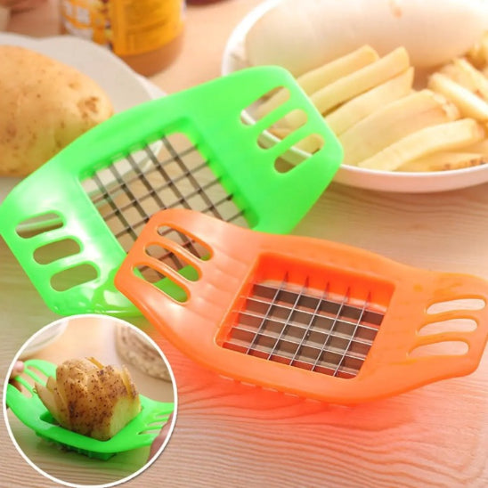 coupe frite manuel orange et vert