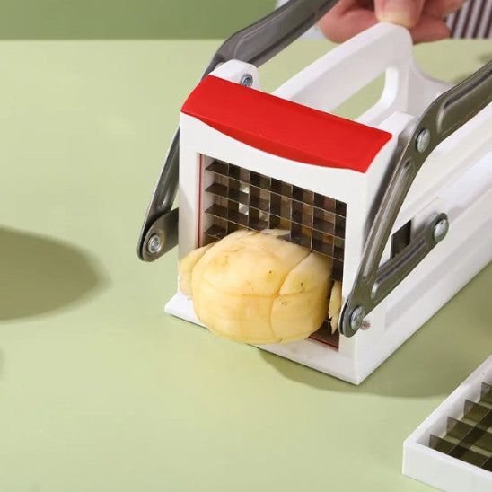 coupe frite manuel rouge et blanc