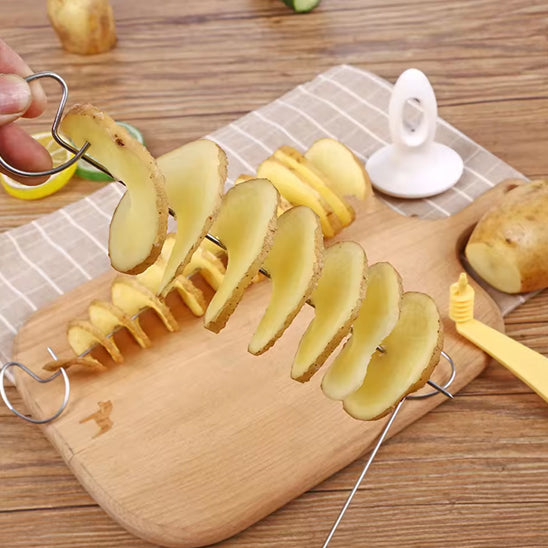 coupe-frite-manuel sur planche