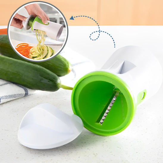 coupe legumes spirale blanc concombre vert