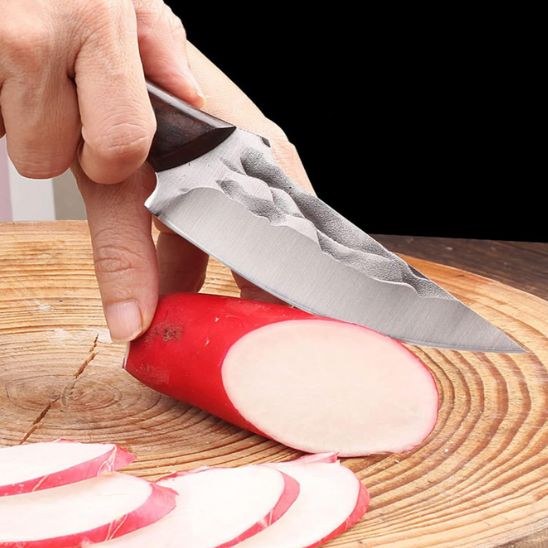 couteau de cuisine cervelas