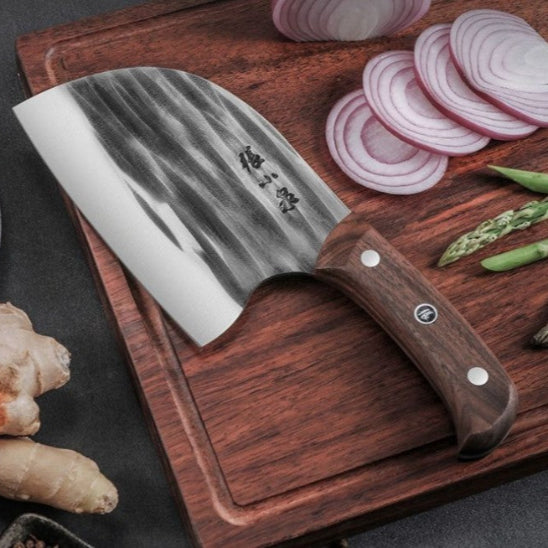 couteau de cuisine japonais lame martelée japonaise