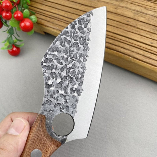 couteau de cuisine japonais lame martelée