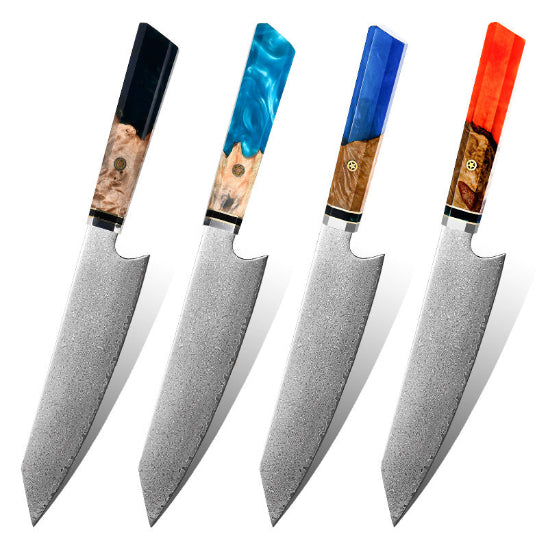 couteau santoku couleurs