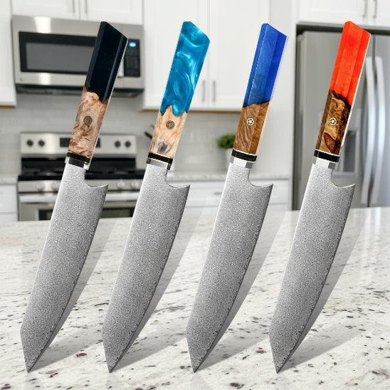 couteau santoku couleurs
