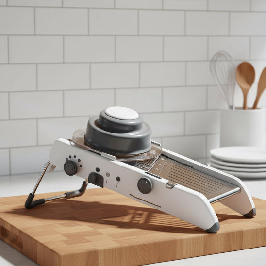 mandoline cuisine blanche multifonction