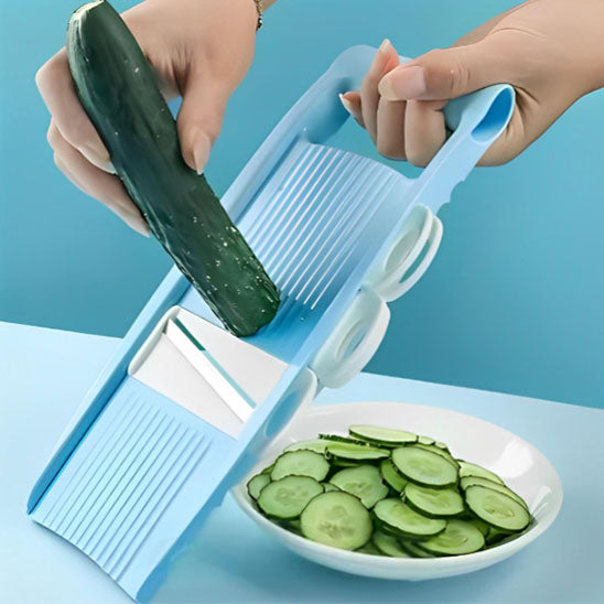 mandoline cuisine multifonction 5 en 1 coupe concombre