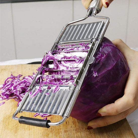 mandoline japonaise rape un chou rouge