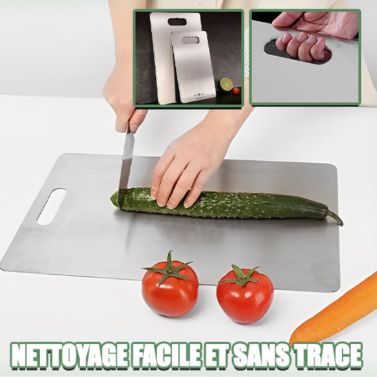 planche a decouper acier legumes