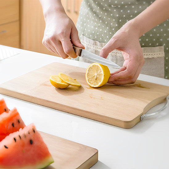 planche a decouper bois citron