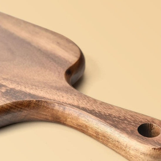 planche à découper bois manche en bois acacia
