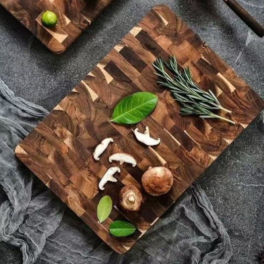 planche à découper bois motifs rectangulaires
