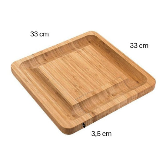 planche à découper bois spécial plateau fromage vide