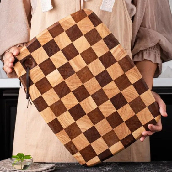 planche à découper damier grande taille