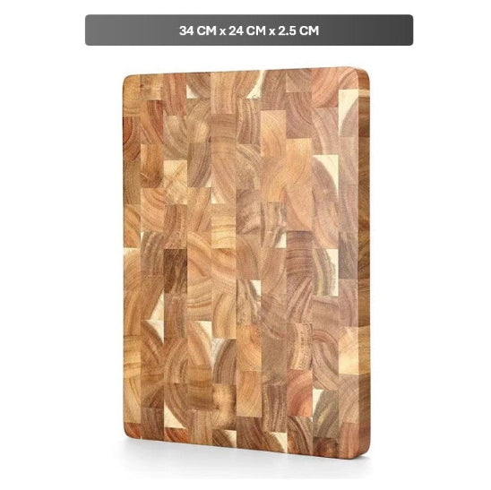 planche à découper en bois avec dimensions généreuses