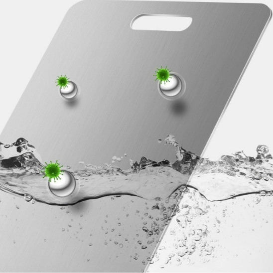 planche à découper en inox anti bactérien