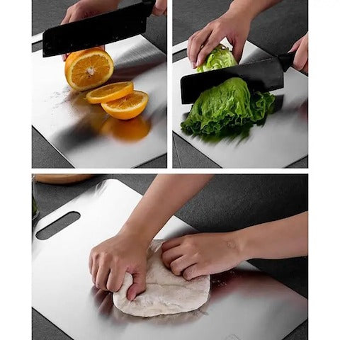 planche a decouper en titane trois actions