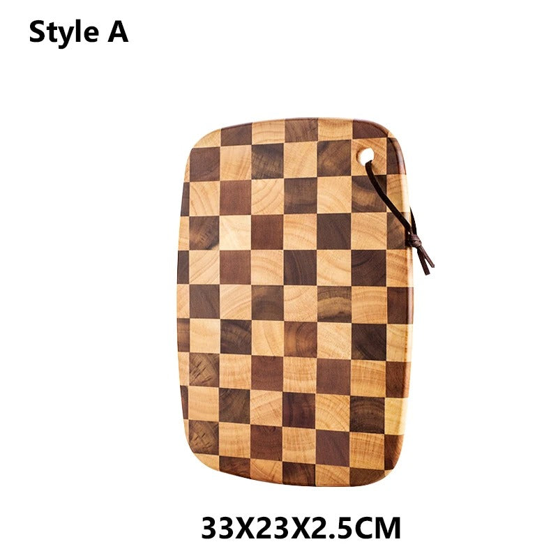 Planche a decouper damier | Planx'Hévéa