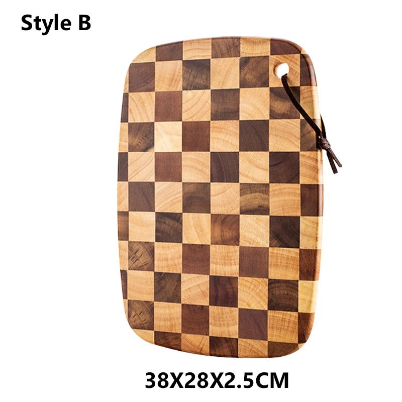 Planche a decouper damier | Planx'Hévéa