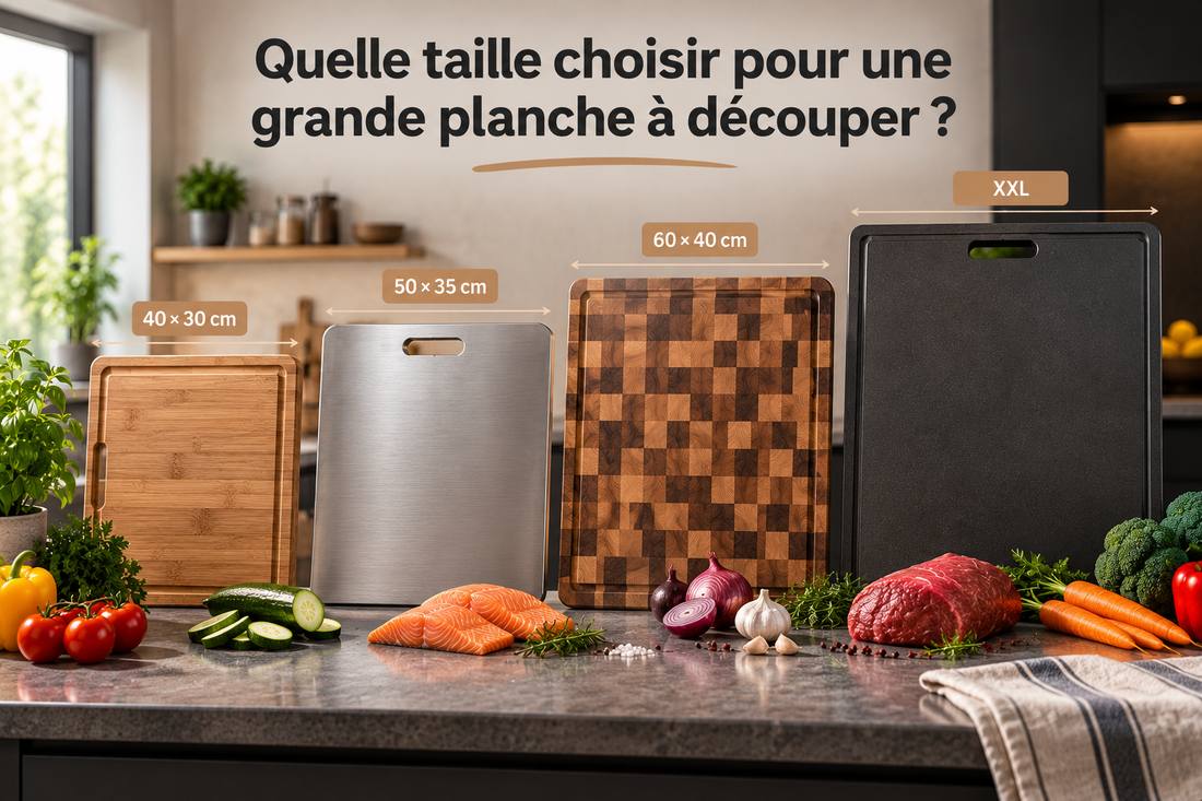 Quelle taille choisir pour une grande planche à découper ?