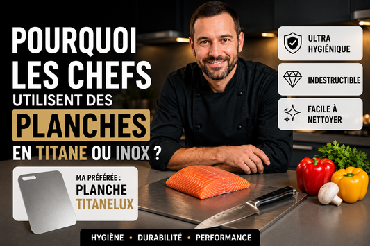 Pourquoi les chefs utilisent-ils des planches à découper en titane ou en inox ?