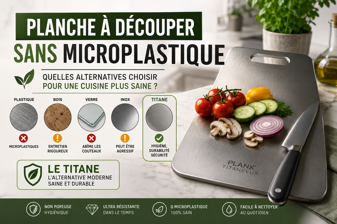Planche à découper sans microplastique : quelle alternatives choisir pour une cuisine plus saine ?