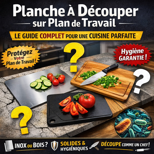 planche a decouper sur plan de travail