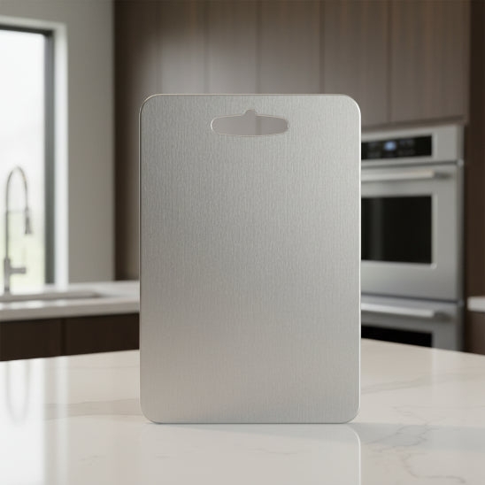 Titane ou inox : choisir une planche à découper haut de gamme, un vrai investissement pour la santé