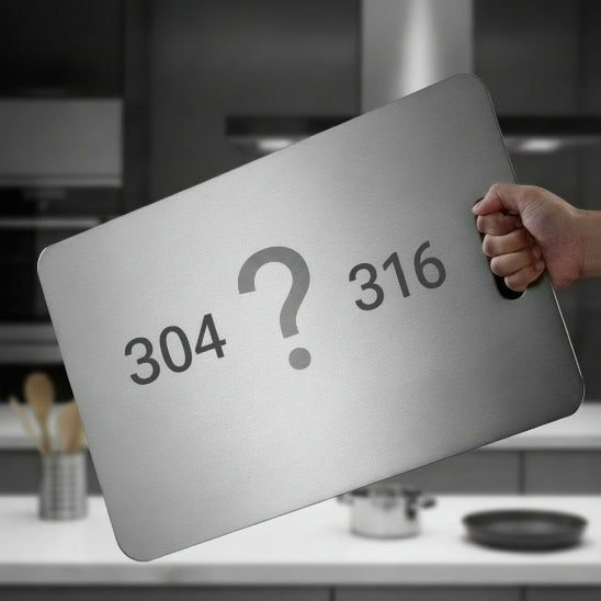 Planche Inox 304 ou 316 : Comment Choisir la Meilleure Planche pour Ta Cuisine ?