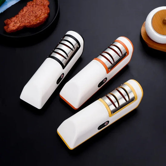Affuteur couteau blanc trois