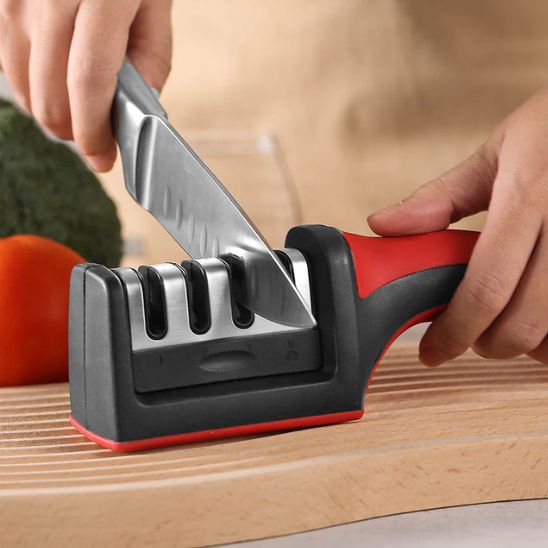Affuteur couteau rouge planche
