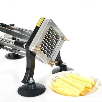 Coupe frites professionnel à ventouses noires