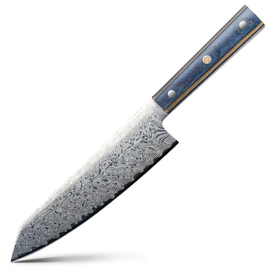 Couteau de cuisine japonais shin'basic bleu
