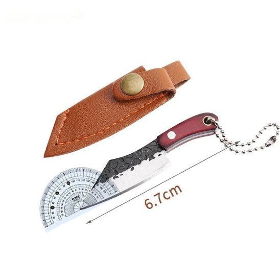 Couteau de cuisine miniature rouge