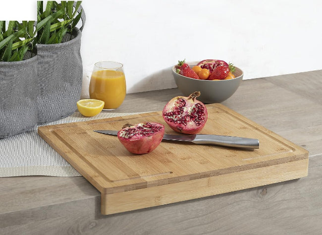 Planche à découper bois Planx'encastre fruits coupes