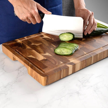 Planche a decouper bois Planx Massive cornichons