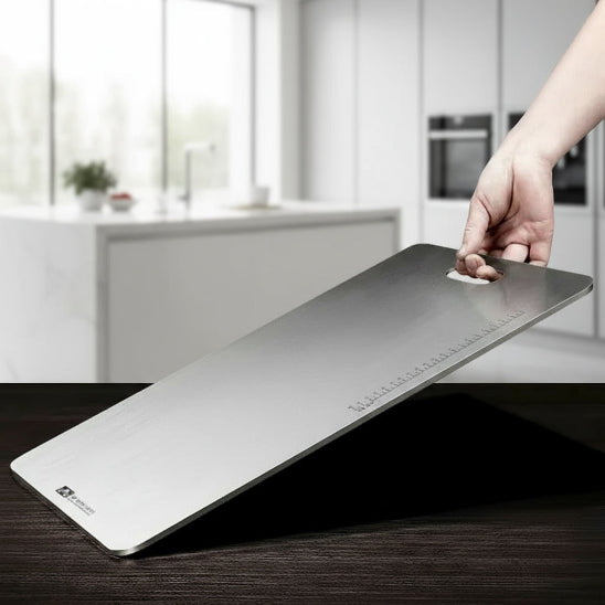 Planche à découper en titane présentaton