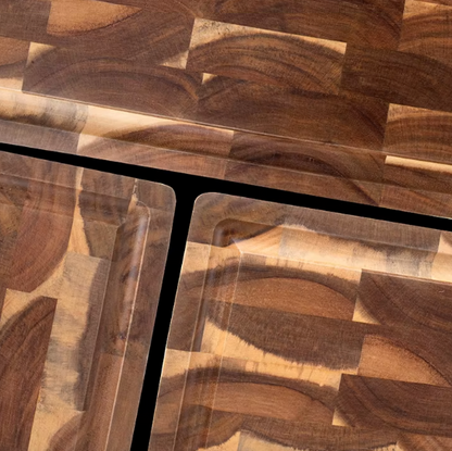 Planche à découper xxl acacia avec rainure