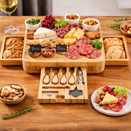 Plateau charcuterie fromage àpartager