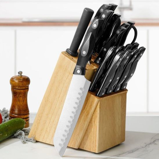 Set de couteaux de cuisine avec rangement