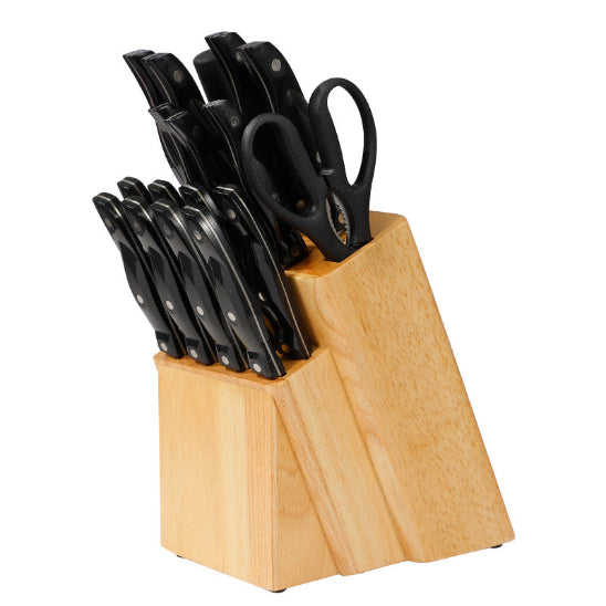 Set de couteaux de cuisine en bois